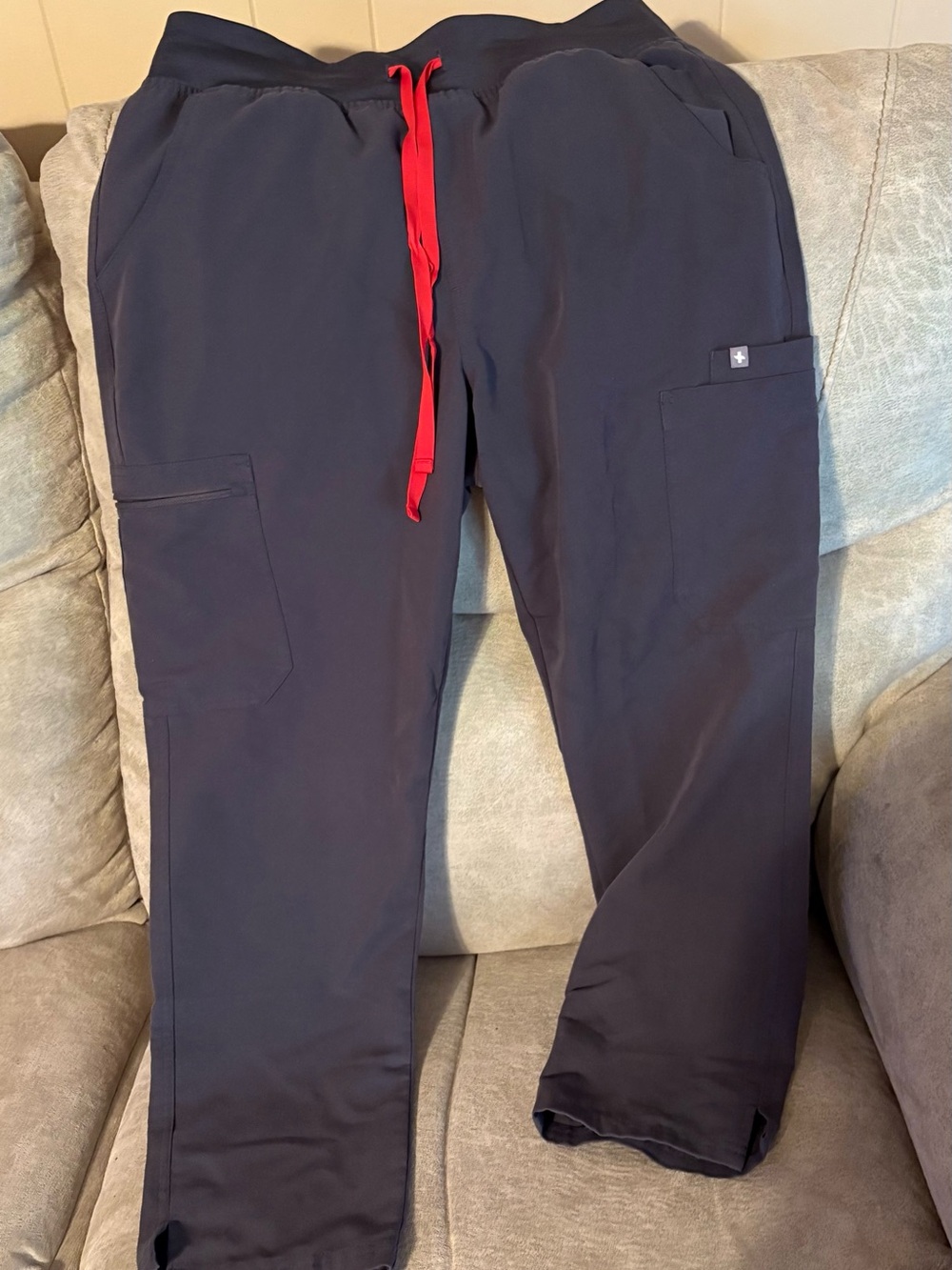 FIGS Livingston High Rise Charcoal Gray